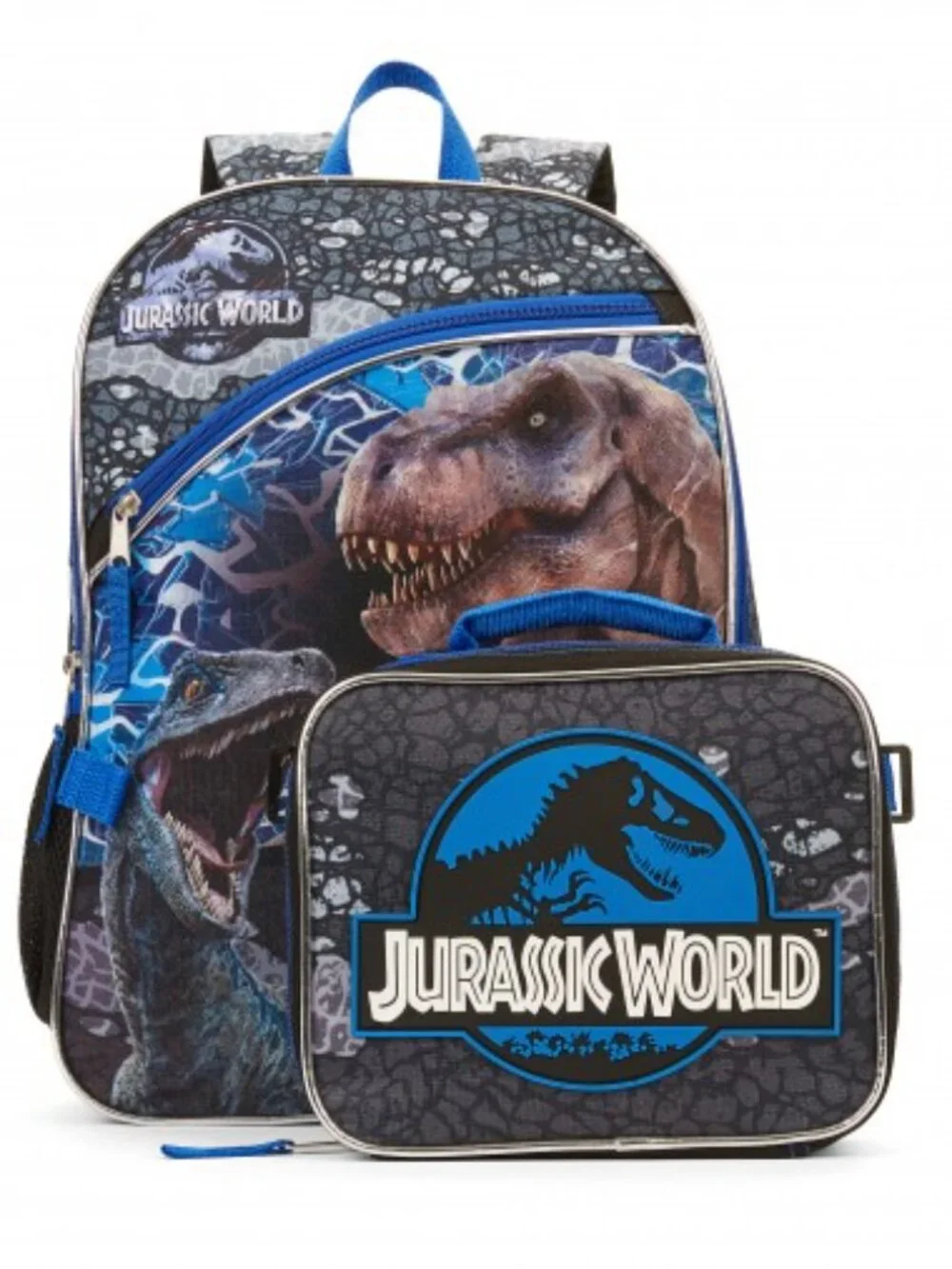 Jurassic World Kids Backpack with Matching Lunch Tote